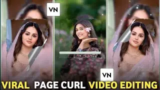 Page Curl Video Editing VN App | Lyrics Video Kaise Edit Karen