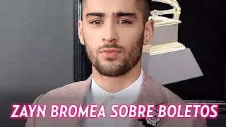 Zayn Malik bromea sobre el precio de las entradas tras su concierto en Las Vegas