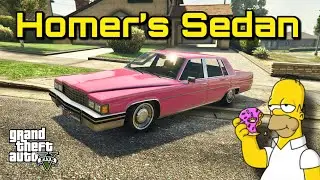 How To Make Homer Simpson&rsquo;s Pink Sedan On GTA 5 | Hana x Bana