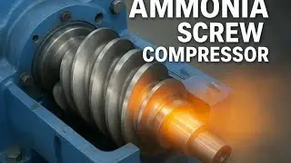Ammonia Screw Compressor Working in hindi// Screw Compressor// Ammonia Plant