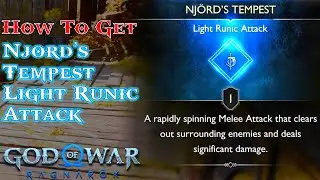 HOW TO GET | Njord&rsquo;s Tempest Light Runic Attack Location | God of War Ragnarok