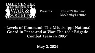 2024 Richard McCarthy Lecture with Maj. Gen. Collins, Maj. Gen.  Rhodes, and Col. Thomas