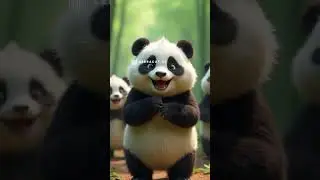 When a Panda Hits Those High Notes 😳🐼 #animatedshorts #funny#spookyfunny #shortsseries #comedyshorts