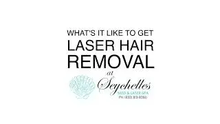Laser Hair Removal Demonstration - Seychelles Med & Laser Spa