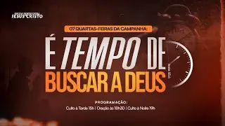 CULTO AO VIVO | É TEMPO DE BUSCAR A DEUS | 31/12/25 - QUARTA FEIRA | @IPJCOFICIAL
