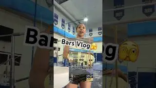 Bars Vlog 🫣 breaking in my grips #gymnastics #olympicgames #bars #gymnast