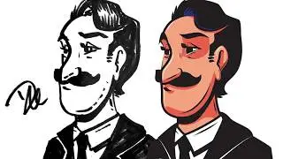 Time Lapse Vector Art Process