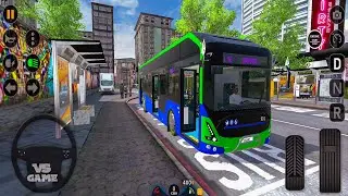 New Volvo Electric Bus Driving in China - Bus Simulator 2023 by Ovilex Software Gameplay