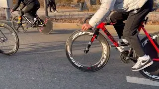 🎄크리스마스 올림픽공원 스트릿 라이딩 픽시 🧑‍🎄(Street Fixed Gear Riding)