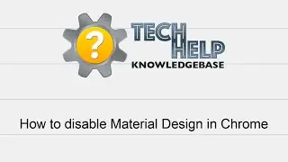 How to disable Material Design in Chrome