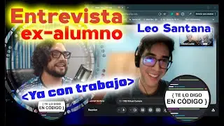 Ex-alumno trabajando! Gracias a 4Geeks Academy!