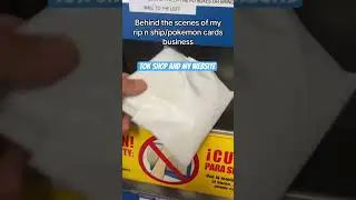Behind the scenes of my rip n ship business: shipping #pokemon #ripnship #pokemoncards #pokemontcg