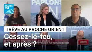 En Isra&euml;l et &agrave; Gaza, l'espoir des populations civiles d'un cessez-le-feu permanent &bull; FRANCE 24