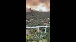 Hundreds Evacuate After Wildfire Breaks Out in Catalonia