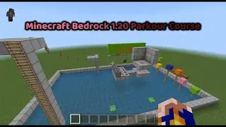 Minecraft Bedrock 1.20 Parkour course