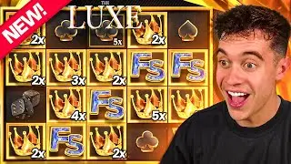 I PLAYED THE NEW HACKSAW GAME AND SPUN IN 5 TIMES! THE LUXE