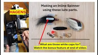Making A Bucktail Inline Spinner Using Hagens Wire Forming Tool