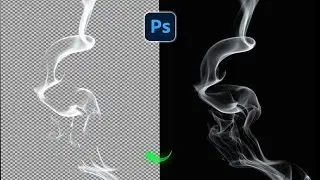 C&oacute;mo crear humo transparente en Photoshop | Eliminar fondo de humo | Adobe Photoshop CC 2024