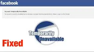 How To Fix Account Temporarily Unavailable On iPhone Facebook App Error