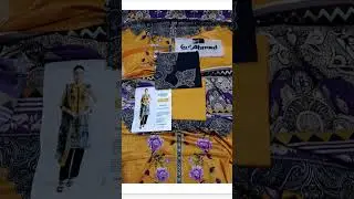 *Gulahmed Mastercopy🏻1650/1700 3 pc Printed lawn suit