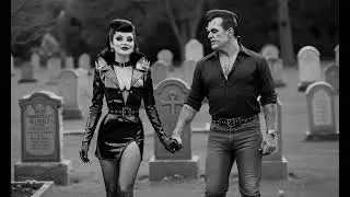 ROT 'N ROLL -- A ROCKABILLY MONSTER LOVE SONG -- BLACK AND WHITE SUPER PANAVISION 70 INSPIRED