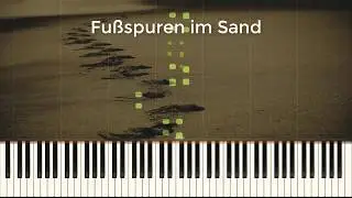Fu&szlig;spuren im Sand - Piano