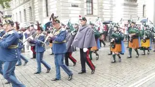 Combined Irish Regiments Parade London 2016.