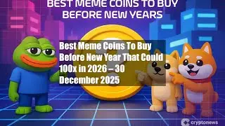 Best Meme Coins To Buy Before New Year That Could 100x in 2026 &ndash;