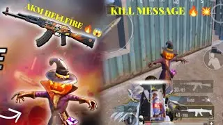 Bgmi akm hellfire 🔥😱 | pubg || kill message akm hellfire 🔥 || Jonathan gaming || scout gaming