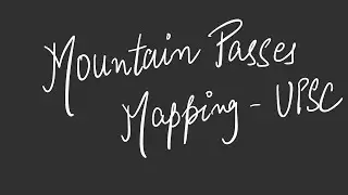 Mountain passes map. UPSC geography