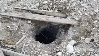 Historic 1800's Abandoned Gold Mine In The Sandia Mountains Of New Mexico