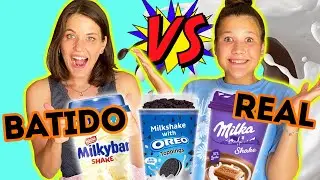 BATIDO vs COMIDA REAL ¿El Batido es Mejor que la Realidad? | Yippee Family