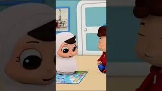 Hana struggles to pray 😞 @OmarHanaIslamicSongsforKids  #shorts