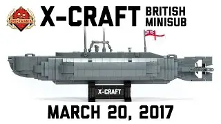 X-Craft British Mini Submarine - Custom Military Lego