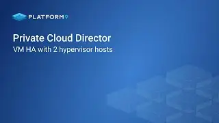 Private Cloud Director: VM High Availability with 2 hypervisor hosts