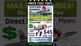 Cash MaiLing Postcards Make Money At Home BUSINESS Mailbox Cash Direct Mail Mailing FLYERS EASY CASH