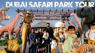 Dubai Safari Park Adventure|Explorer Safari Tour|Arabian desert safari #travel #zoo #animals