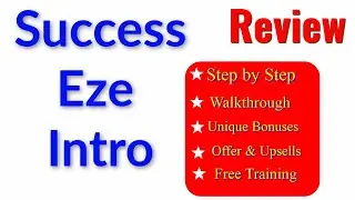 SuccessEZE Intro Review 🔥Create Stunning Intro & Outro For Your Videos 🔥