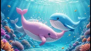 Whales Go Dancing Under the Moon | Fun Ocean Song | Nursery Rhymes & Songs