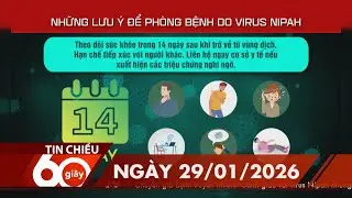 60 Giây Chiều - Ngày 29/01/2026 | HTV Tin tức