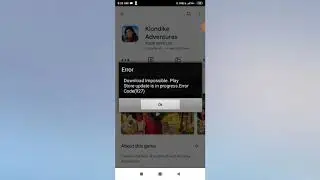 How To Fix  Play Store Download Impossible. Play Store Update Is In Progress Error code 927 problem