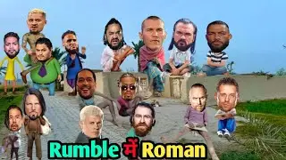 Rumble में Roman|| WWE SmackDown|| drew mcintyre|| randy Orton|| AJ STYLE