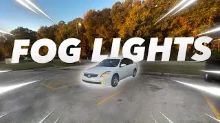 How to install fog lights for 2007-2009 Altima 🔥🧼