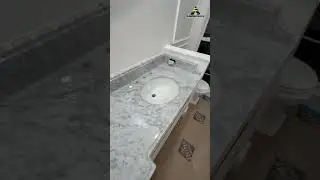 Carrara White Marble bathroom countertops