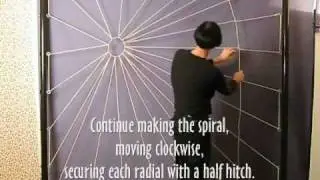 How to Tie a Rope Spider Web
