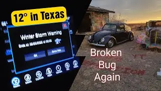 Day 4: Taking our 1961 Beetle to Slug Bug Ranch in Texas