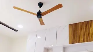 Atomberg Renesa 1200 mm BLDC Motor with Remote 3 Blade Ceiling Fan (Brown) | Home interior design