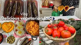 &rlm;Dami goje | Pickled eggplant |Vegetarian food our organic garden |Homemade yogurt | Iranian recipes