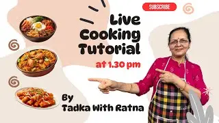 Aaj LIVE Banega Homemade | 1. High Protein Wrap 2. Kothimbir Vada | Tadka with Ratna