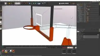 3D Basketball Goal | Cinema 4D Speed Modeling